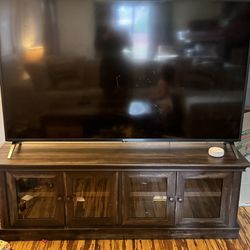 Insignia TV Stand- Holds Up To 75in Tv W/Storage Space