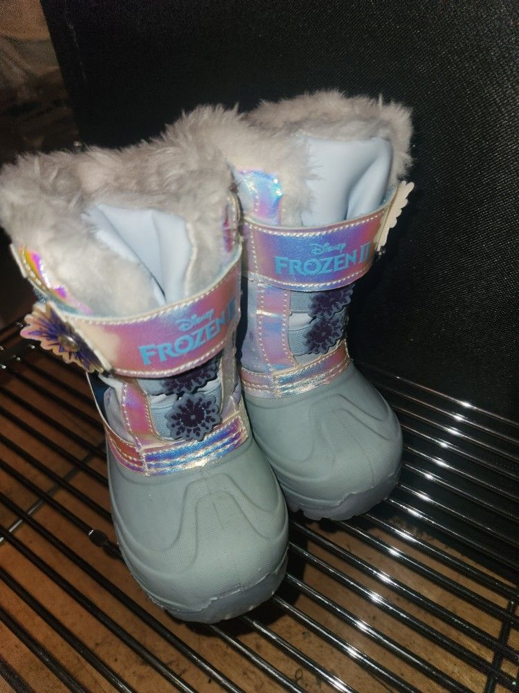 Disney Frozen Light Up Boots Baby 5