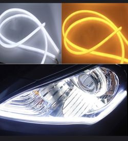 LED strip lights universal for headlights