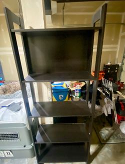 Black shelf