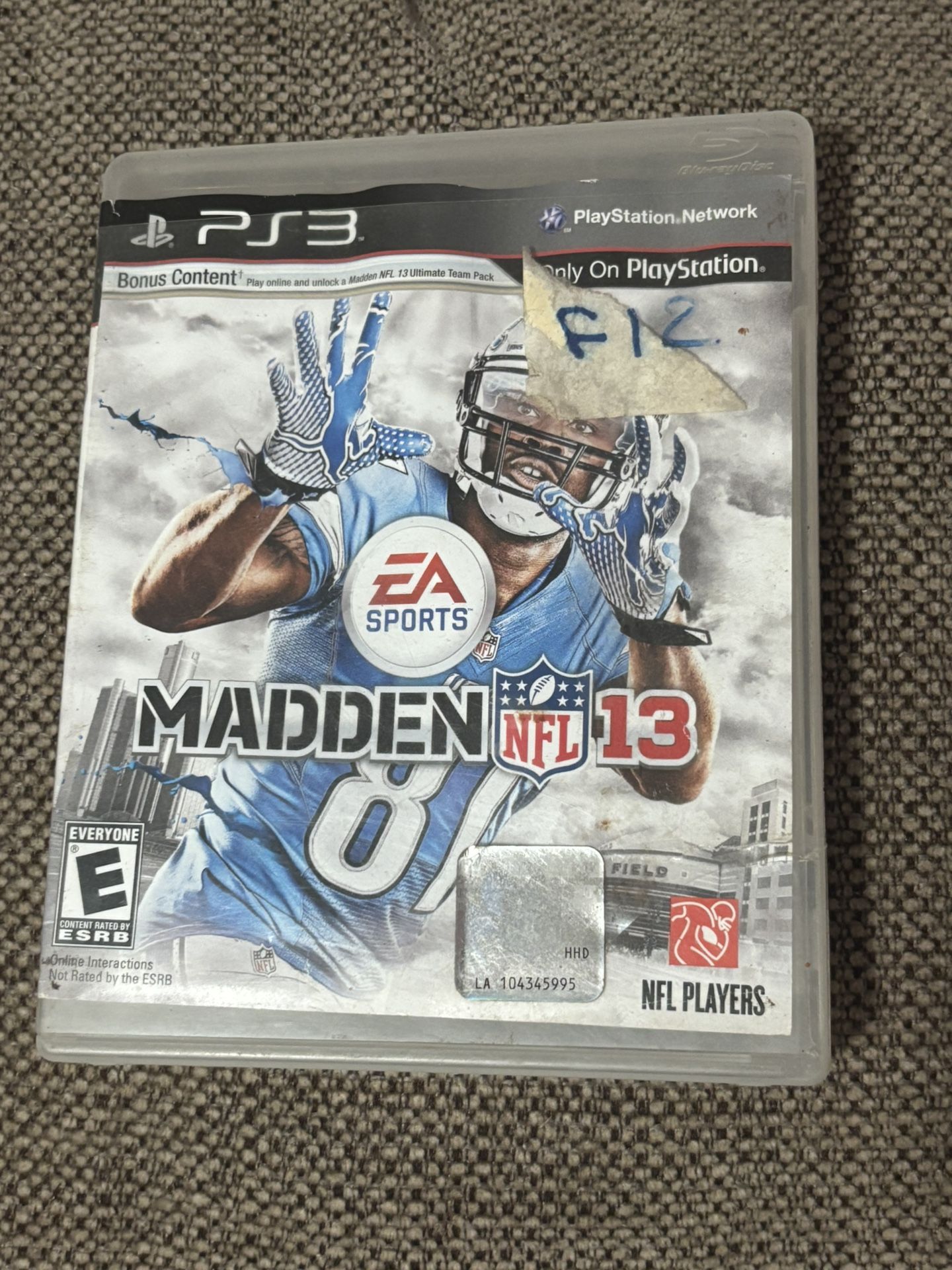 Madden 13 PS3