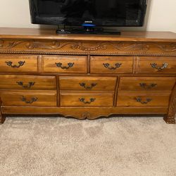 Solid Wood Dresser 