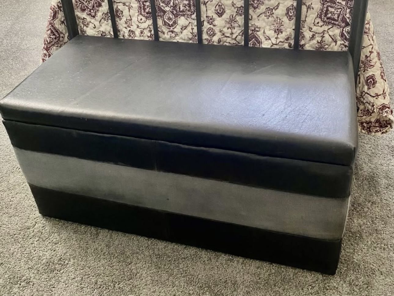Leather Ottoman For Sale