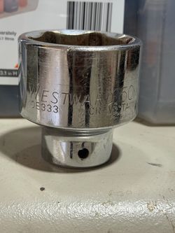 Westward 50mm Chrome Vanadium Socket 10E333
