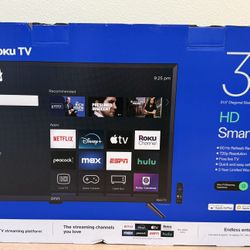 Brand New In BoX  HD Roku Smart TV  32 Inch 