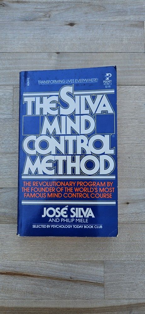 1978 The Silva Mind Control Method 1st Pocket Edition Jose Silva and Philip M.