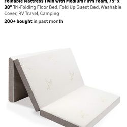 Milliard Twin Trifold Mattress NIB