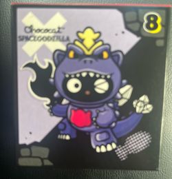 Hello Kitty Godzilla Mcds Toy Chococat