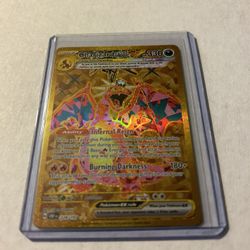 Charizard EX Hyper Rare Gold Card (obsidian flames) for Sale in North  Kingstown, RI - OfferUp