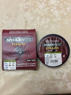 SpiderWire Stealth Braid Fishing Line Moss Green, 20 lb, 300 yd