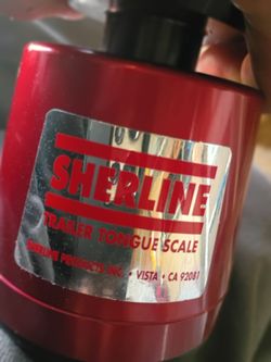 Sherline Trailer Tongue Weight Scale – Excellent Condition