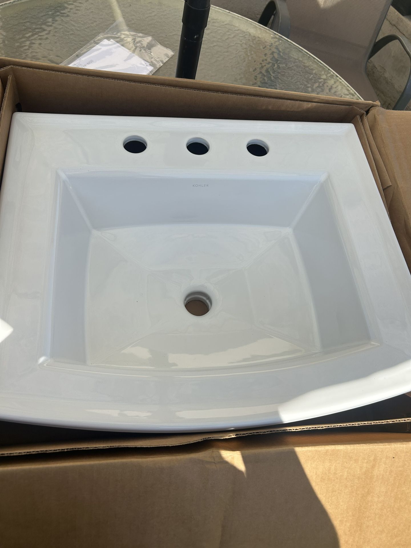Kohler White Bathroom Sink