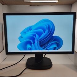 ViewSonic VG2439M-LED 24" 1080p Monitor DisplayPort Tested Height Adjust Tilt