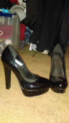 Black heels