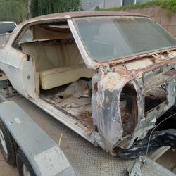 1967 Buick GS400 Bare Body Shell With Boxed Convertible Frame Fits Chevelle  Skylark 