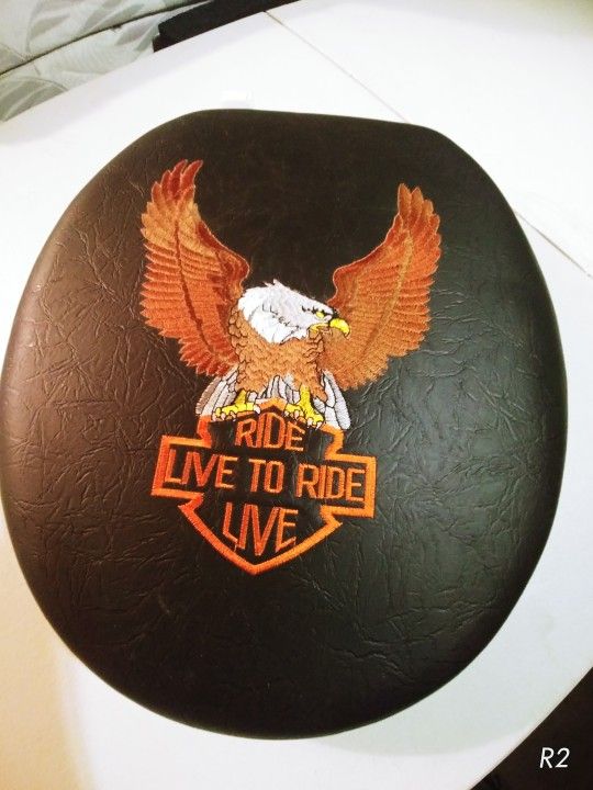 NEVER USED: Harley Davidson Toilet Seat