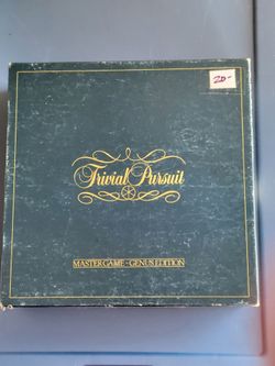 Trivial Pursuit Master Board Game Genus Edition Original Vintage 1981 Version
