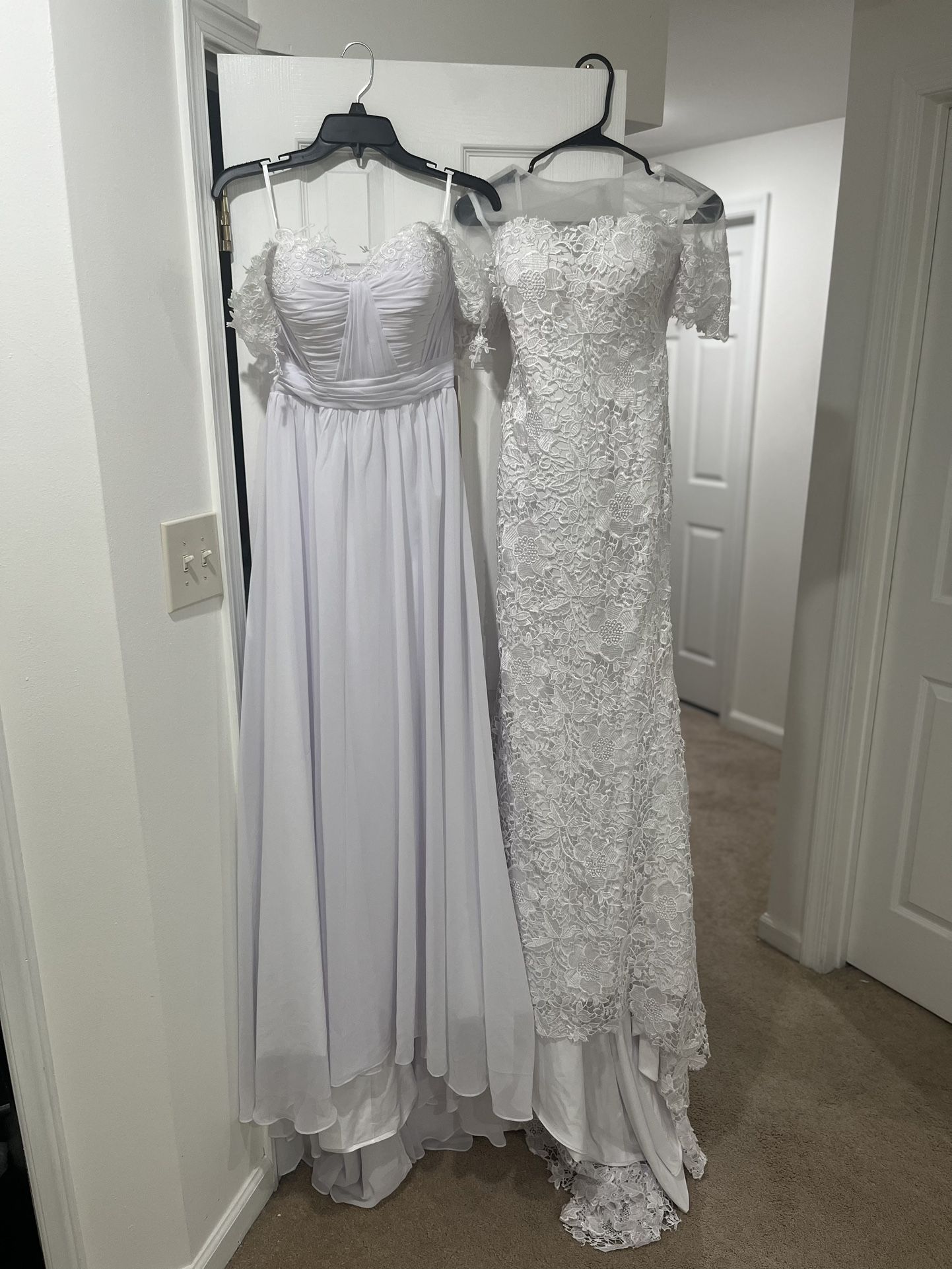 Wedding Dresses (Lace/Sheer)(Small)