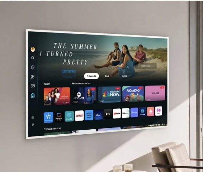 75-inch SAMSUNG QLED The Frame 4K Smart TV UHD HDR (2024 Model)