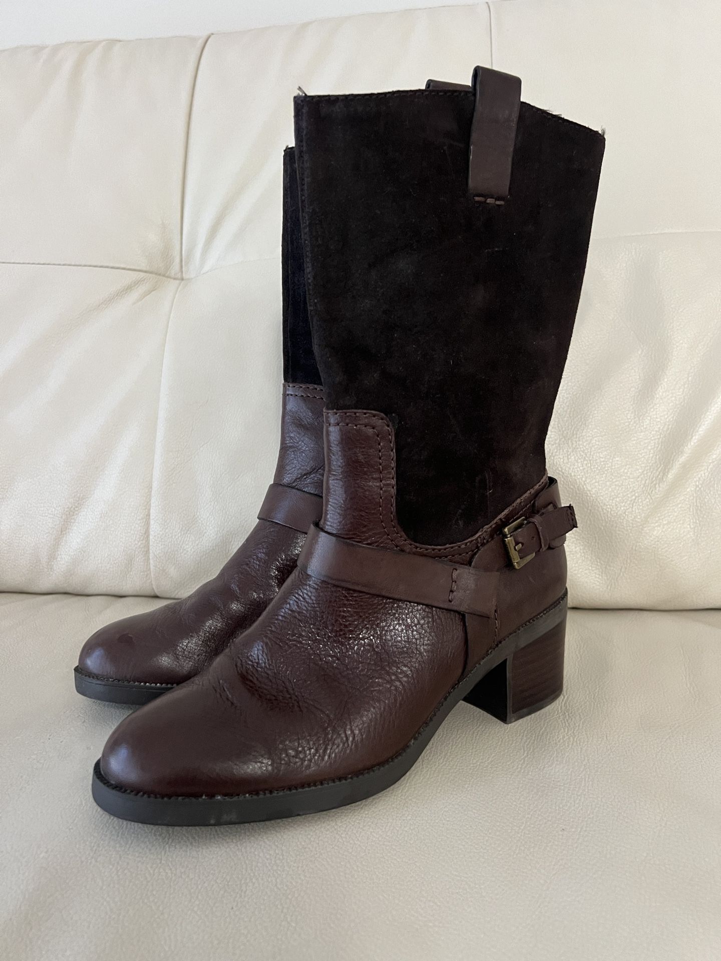 Ralph Lauren Casey Suede Boots, Size 7,5