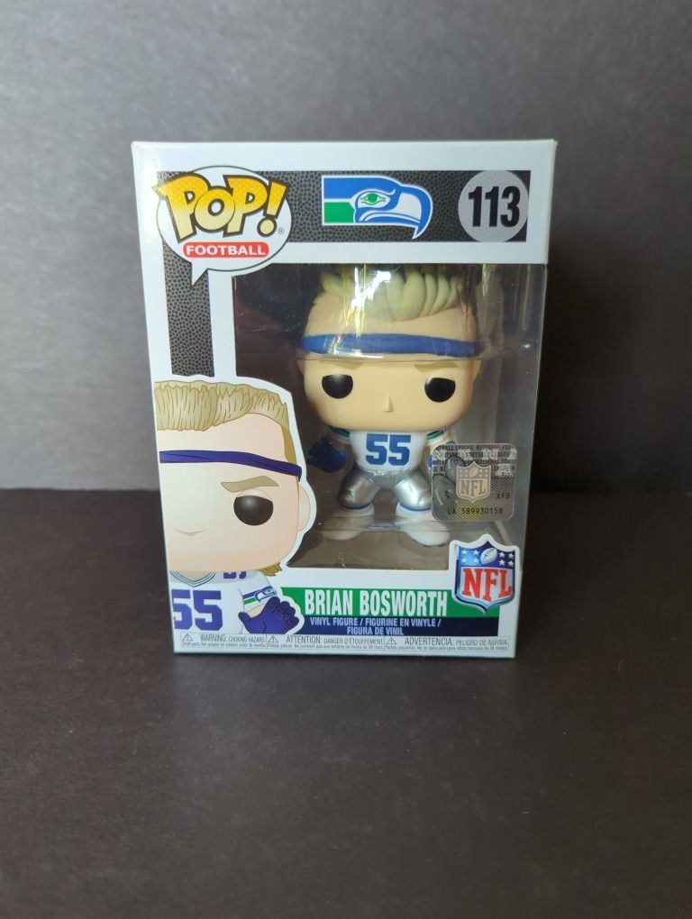 Funko Pop! Football NFL Vaulted Seattle Seahawks Brian Bosworth