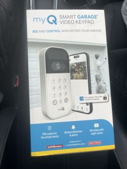 MyQ Smart Garage Video Keypad By Chamberlain