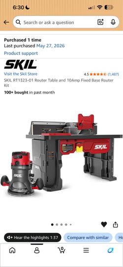 Skil Router / Table Combo + Bits