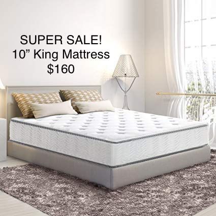 SALE!!! OLEE 10” Gel Hybrid King Size Mattress