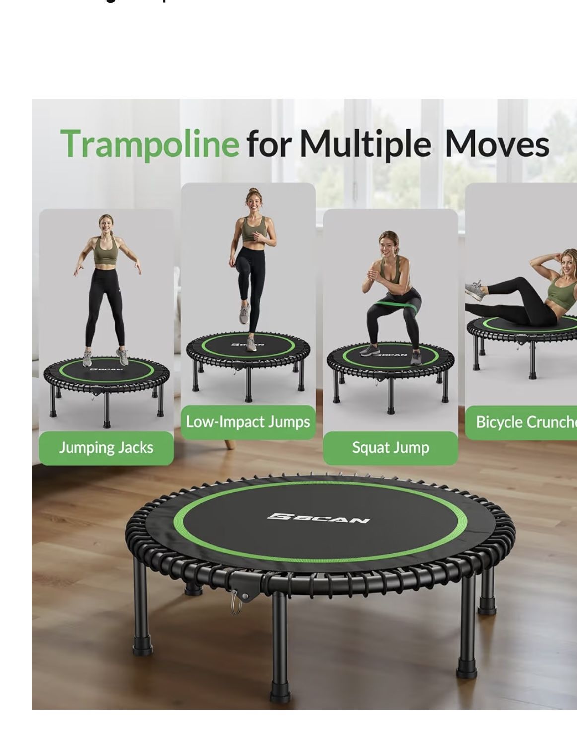 Fitness Rebounder Trampoline 