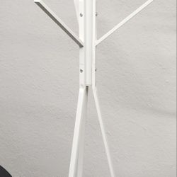 Tangerine mirror company Hudson White Metal Coat Rack, 70.87" (h)