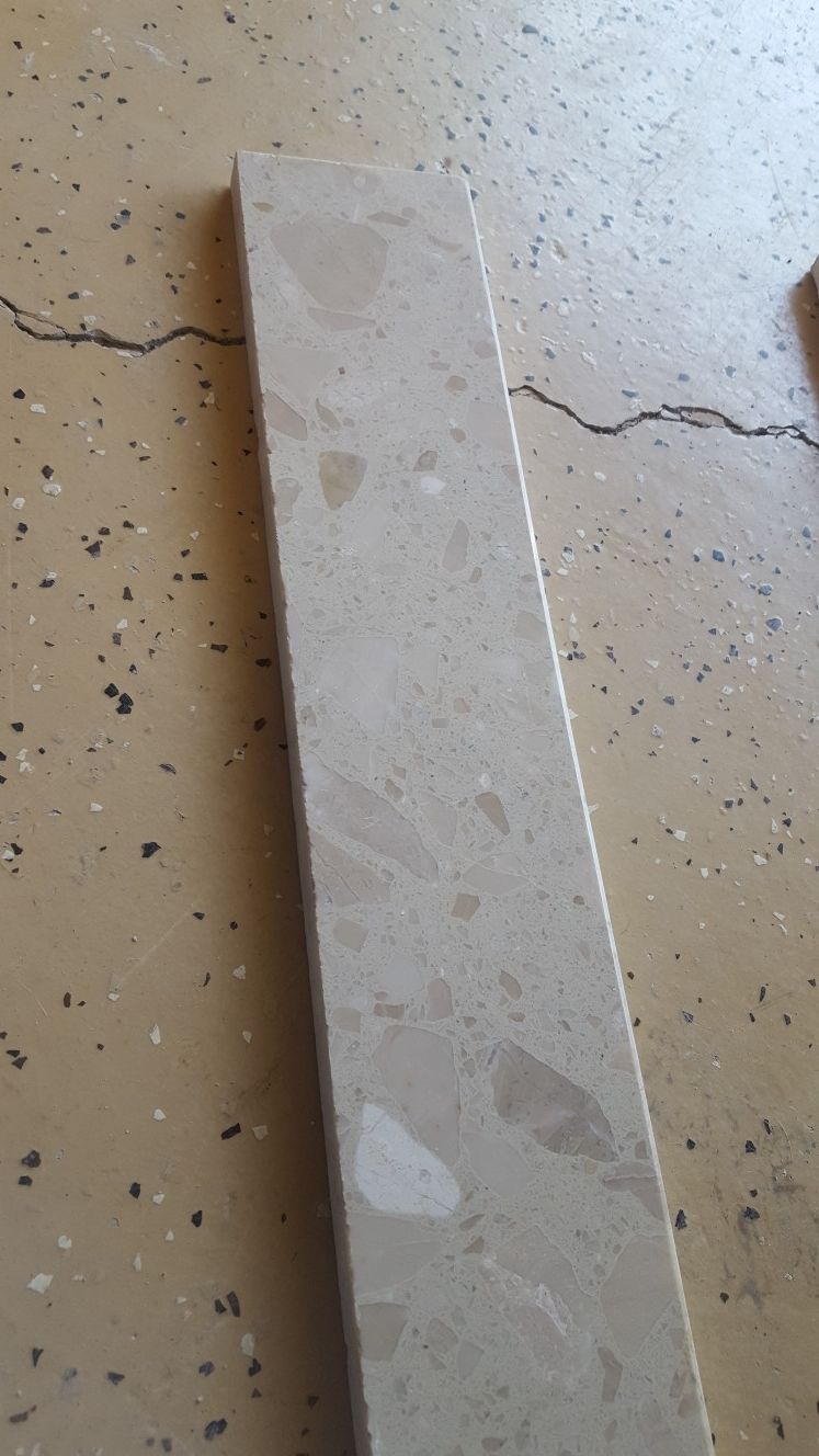 Granite backsplash sidesplash crushed marble