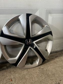 2 HONDA OEM 16” HUBCAPS