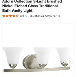Adorn Brushnickle Bath Vanity Light