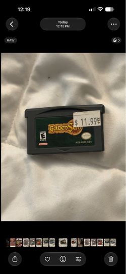 Golden Sun Game Boy Advance Cartridge