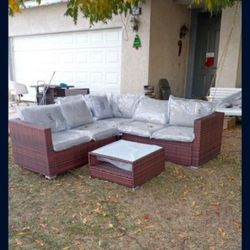 L-shaped Patio Sofa And Brand New Patio Couch Outdoor Couch Outdoor Sofa Patio Set 🆕🚎🚚🆕