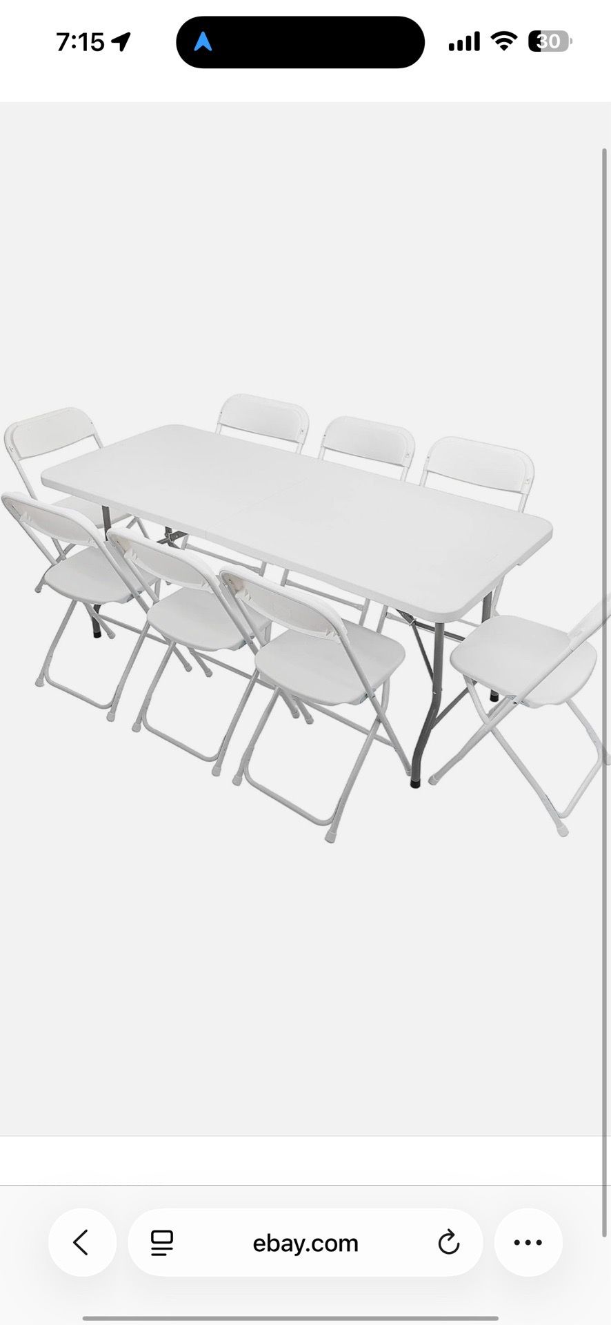 Chairs, tables