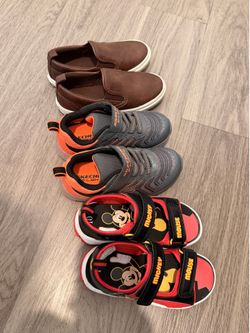 Size 10 boys shoes and sandal