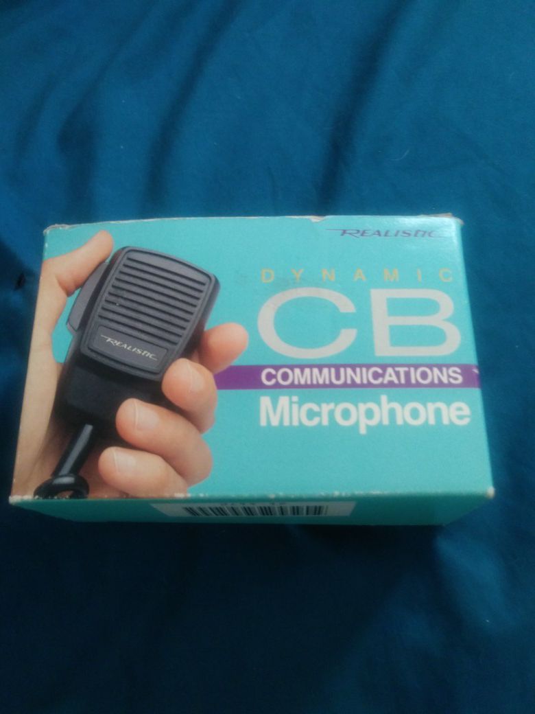 Vintage Realistic Dynamic CB Communications Microphone