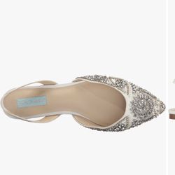 Betsey Johnson Flat Wedding Shoes