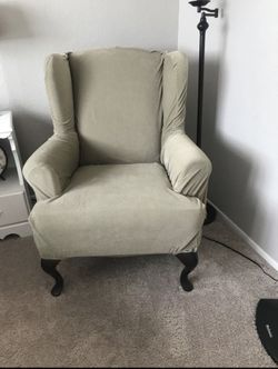 Upholstered Wingback Chair
