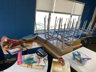 Hinged School desk