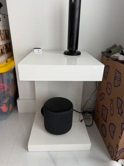 White side table