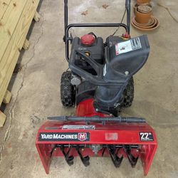 Yard Machine Snow Blower 22"