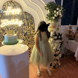Sage Green Flower Girl Dress 