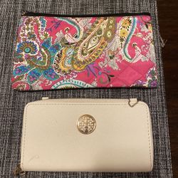 Lot Of 2 Womans Wallet And Small Bag 