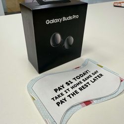 Samsung Galaxy Buds Pro Bluetooth Earbuds - Pay $5 To take It home And pay The rest Later 