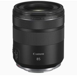 Canon RF 85mm F2 Macro is STM, Compact Medium-Telephoto Black Lens (4234C002)

