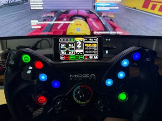 🏎️ Complete MOZA R5 Racing Setup – Formula Wheel, Round Wheel, Pedals & Stand