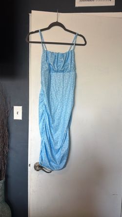 Floral blue white SHEIN summer dress