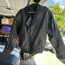 Leather Jacket Size Large 